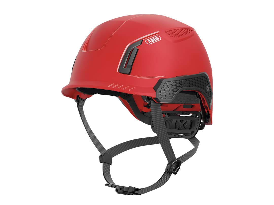 ABUS Mechanical SPECTOR-E Non-vented Safety Helmet Red 10094803-01