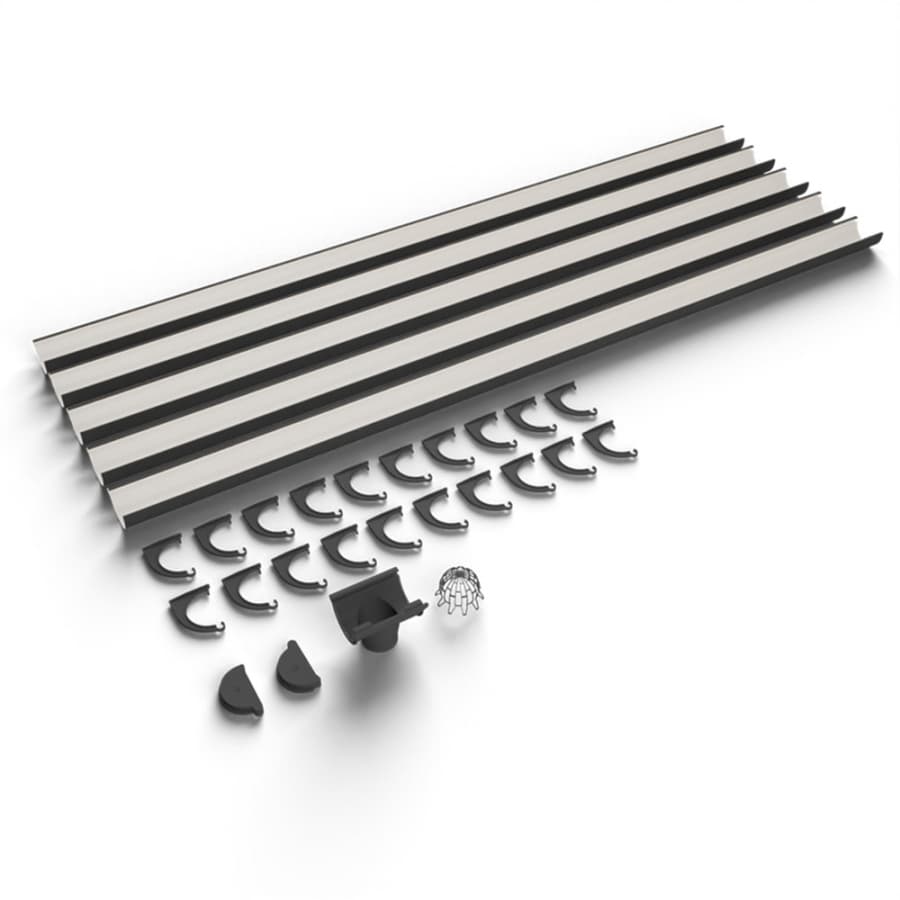 Galeco PVC Half Round Gutter Kit Black - 150mm