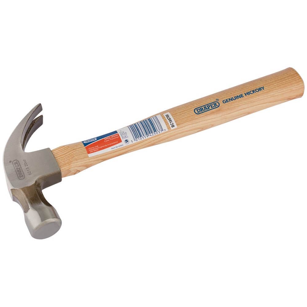 Draper 42503 Hickory Shaft Claw Hammer 560G/20Oz each