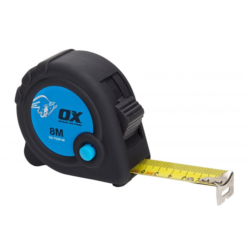Ox Tools OX-T029108 Ox Trade 8M Tape Measure - Metric Only EA