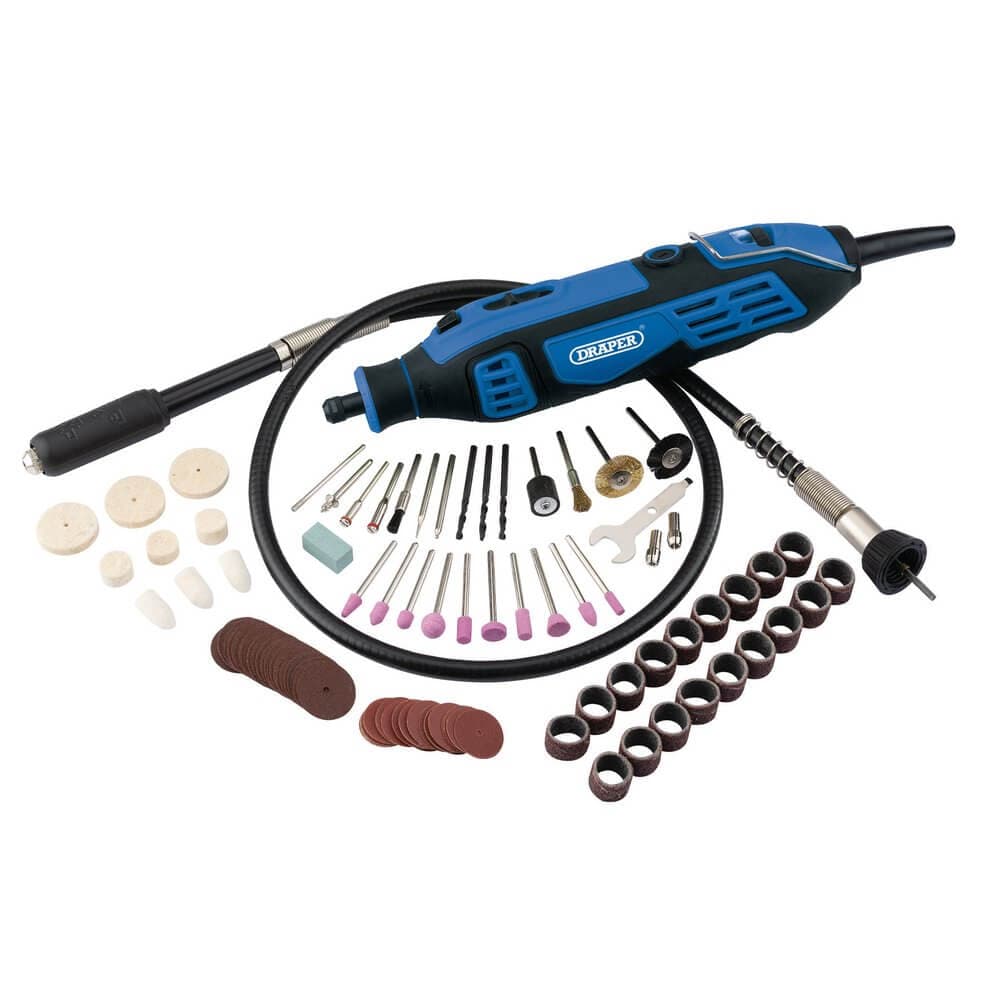 Draper 58300 Rotary Multi-Tool Kit 180W (111 Piece) each