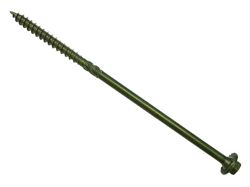 Forgefix 20TF150 Timber Fixing Screws Green Treated 6.3 X 150Mm Bag 20