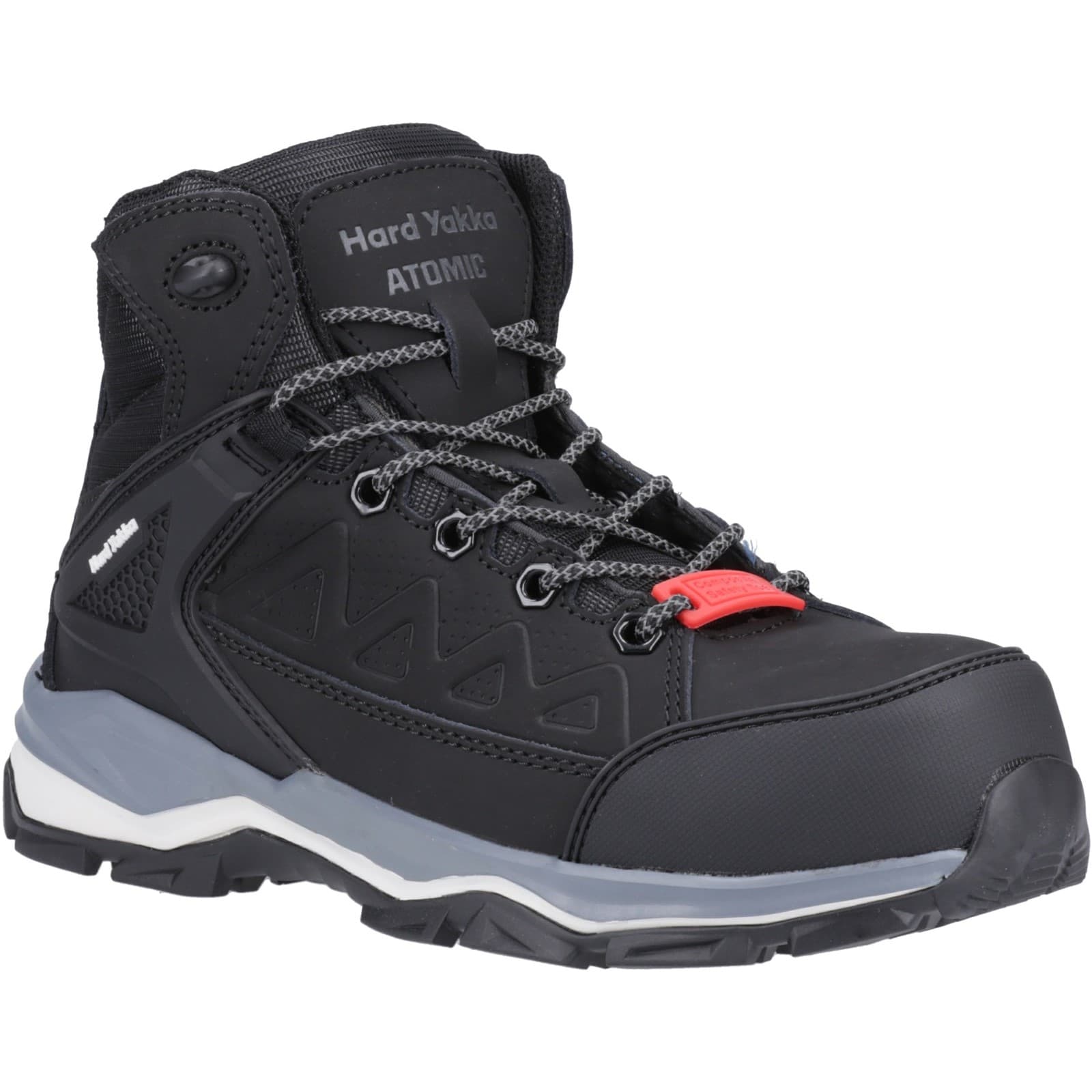 Footsure Western Limited Hard Yakka Atomic Pr Hybrid Side Zip Safety Boot Size 4 34689-59339-02