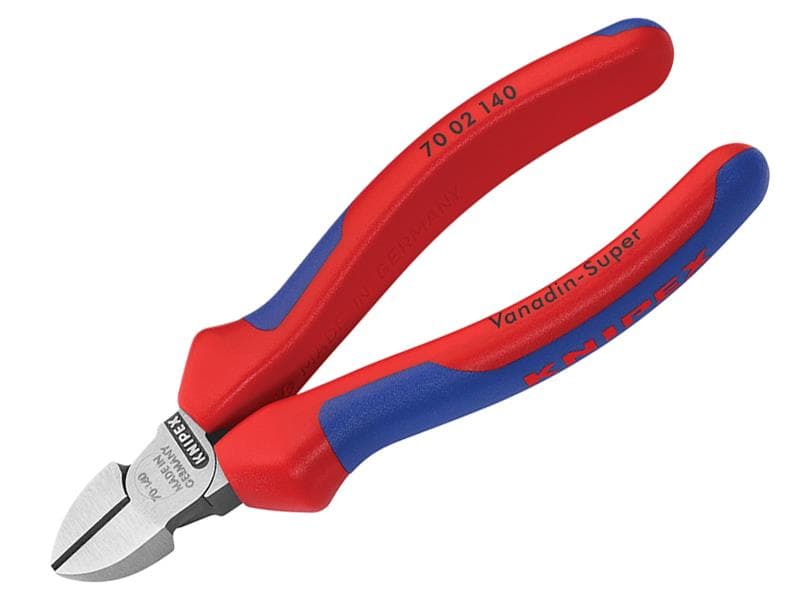 Knipex 70 02 140 SB Diagonal Cutters Multi-Component Grip 140Mm