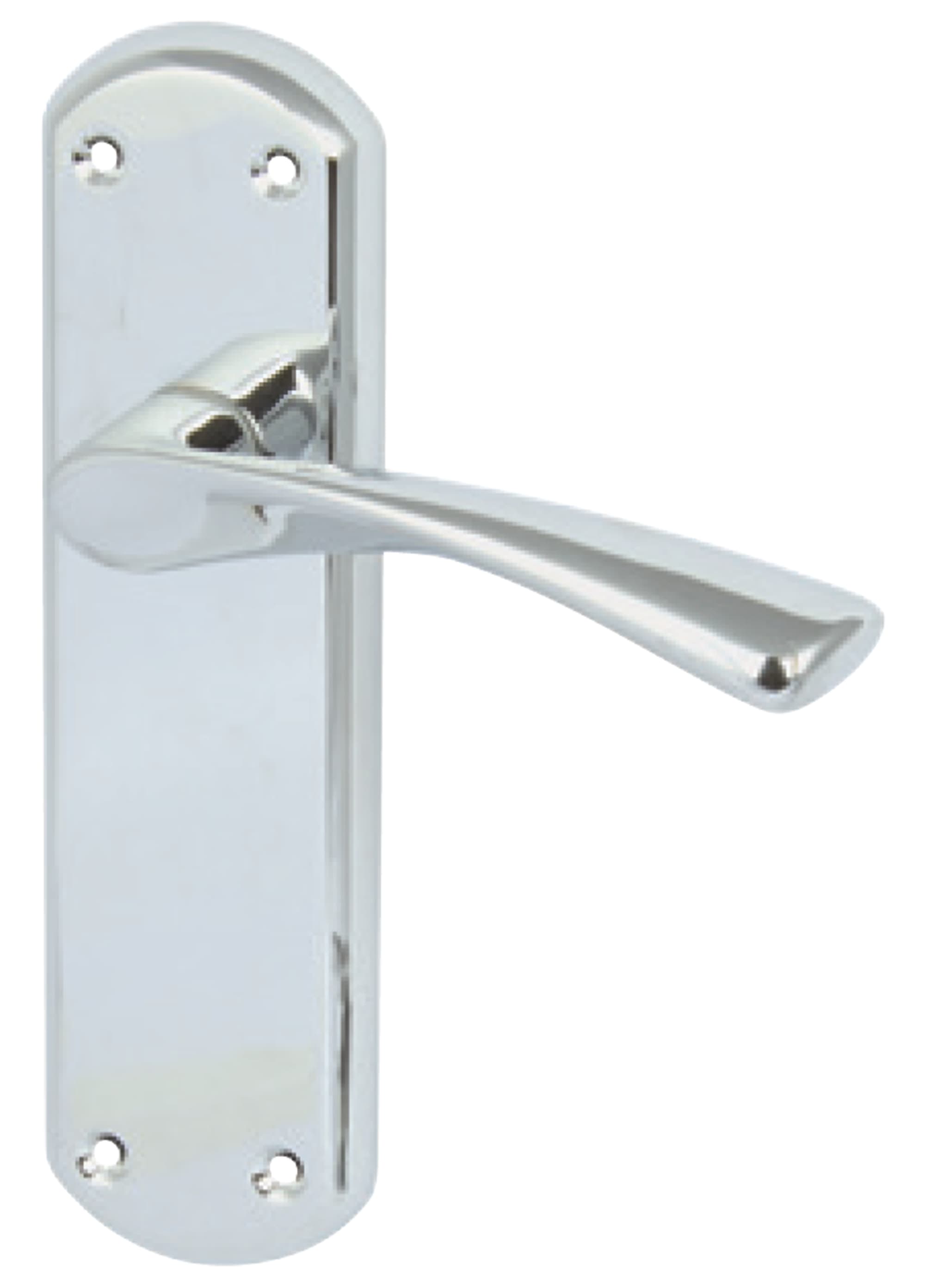 Hafele Olton Lever Latch Handle Polished Chrome