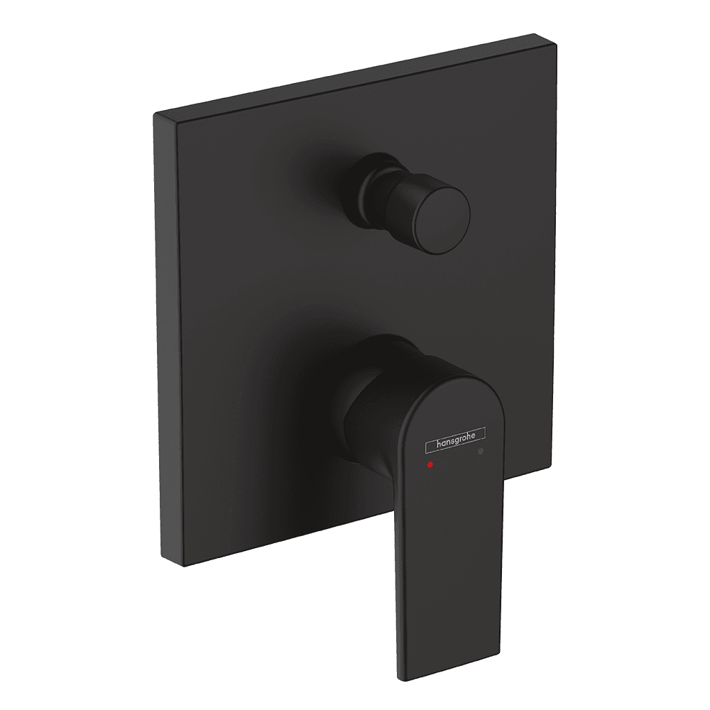 Hansgrohe Vernis Shape Single lever bath mixer for concealed installation - Matt Black - 71468670