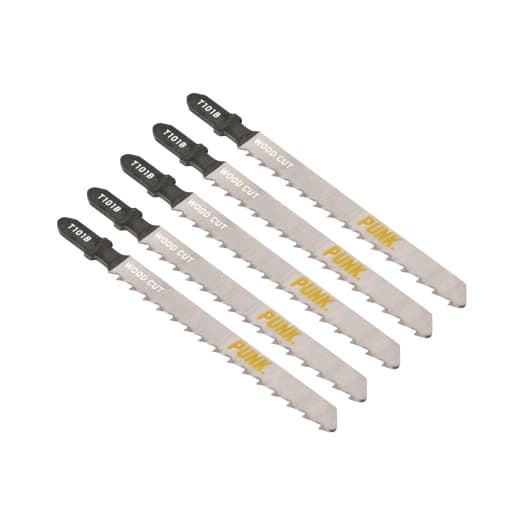 Punk T101B Wood Cutting Jigsaw Blade Pack 5