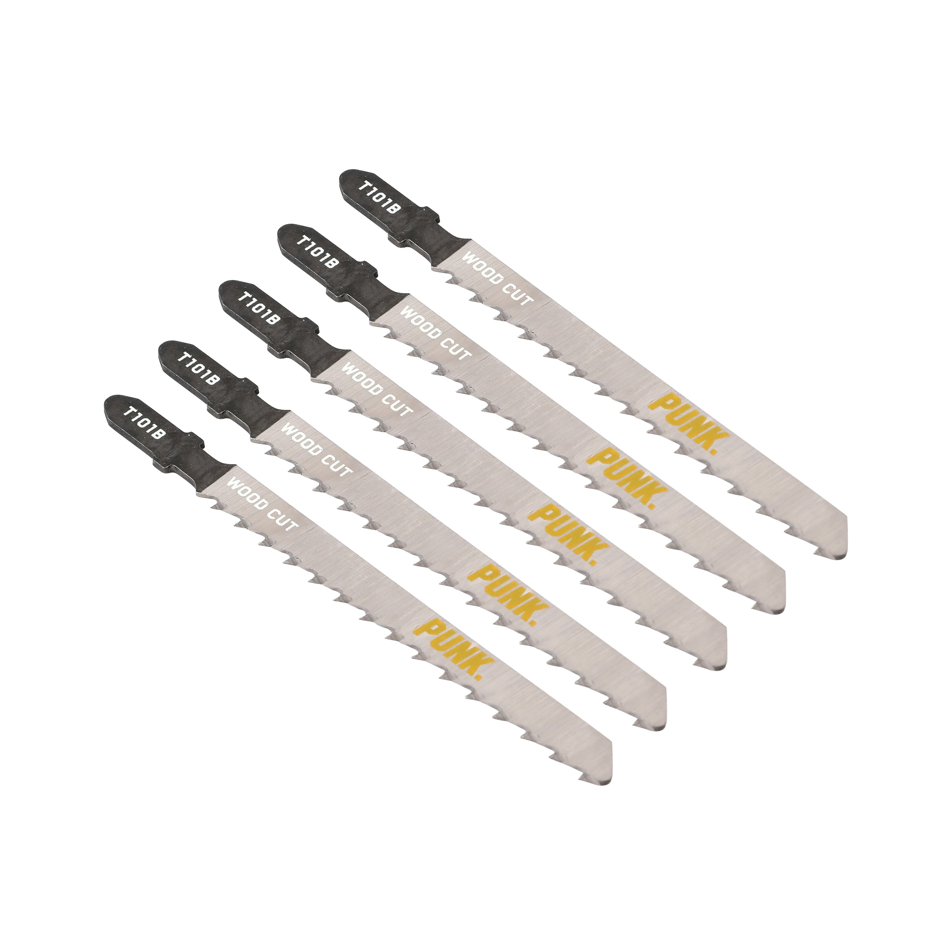 Punk T101B Wood Cutting Jigsaw Blade Pack 5