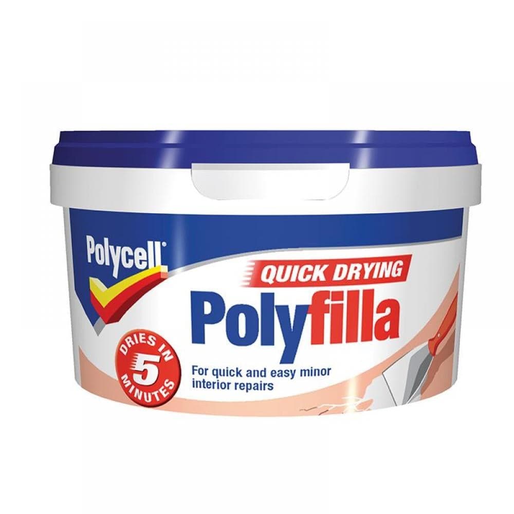 Polycell 5085286 Multipurpose Quick Drying Polyfilla Tub 500G