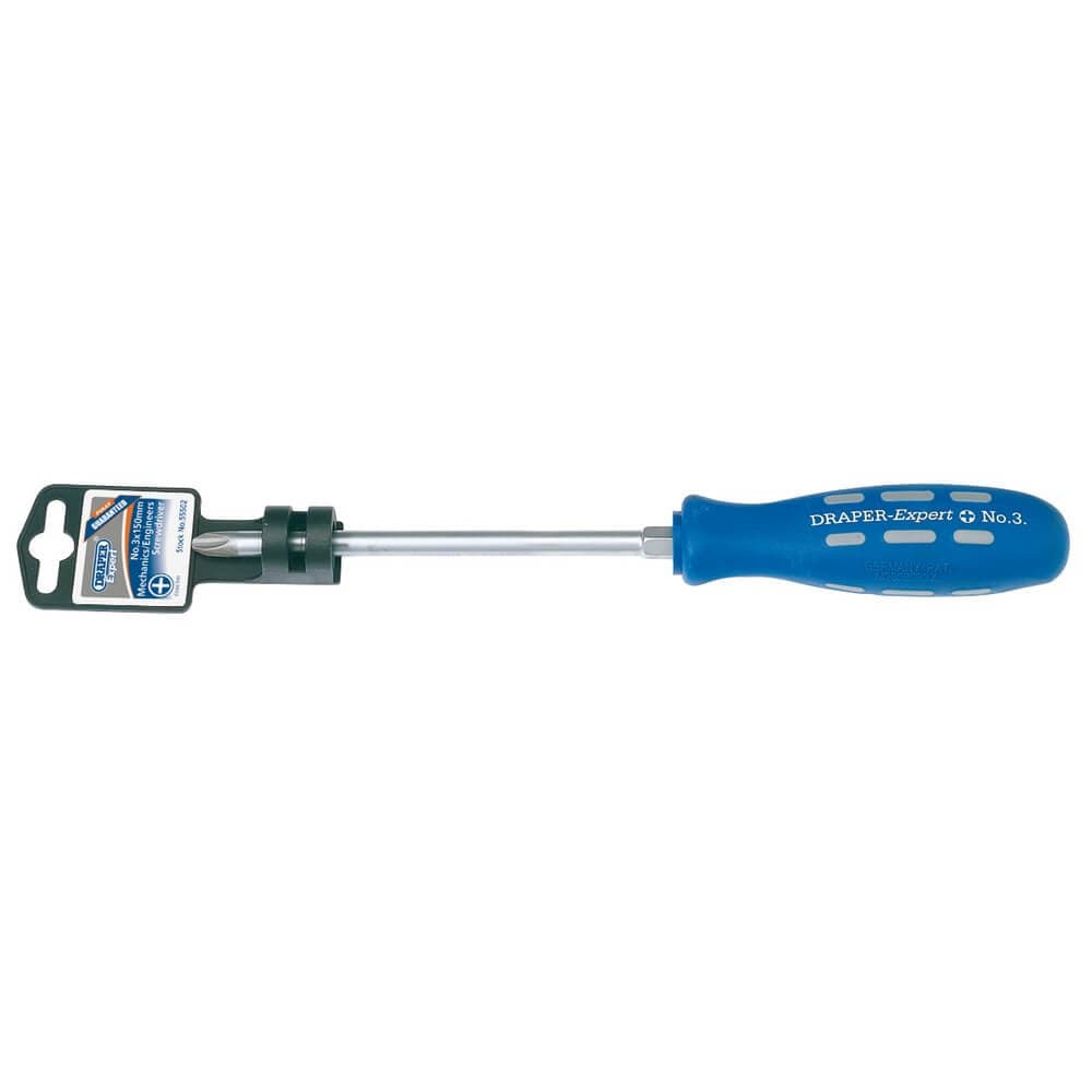 Draper Expert 55502 Cross Slot Mechanicfts Screwdriver No.3 X 150Mm each