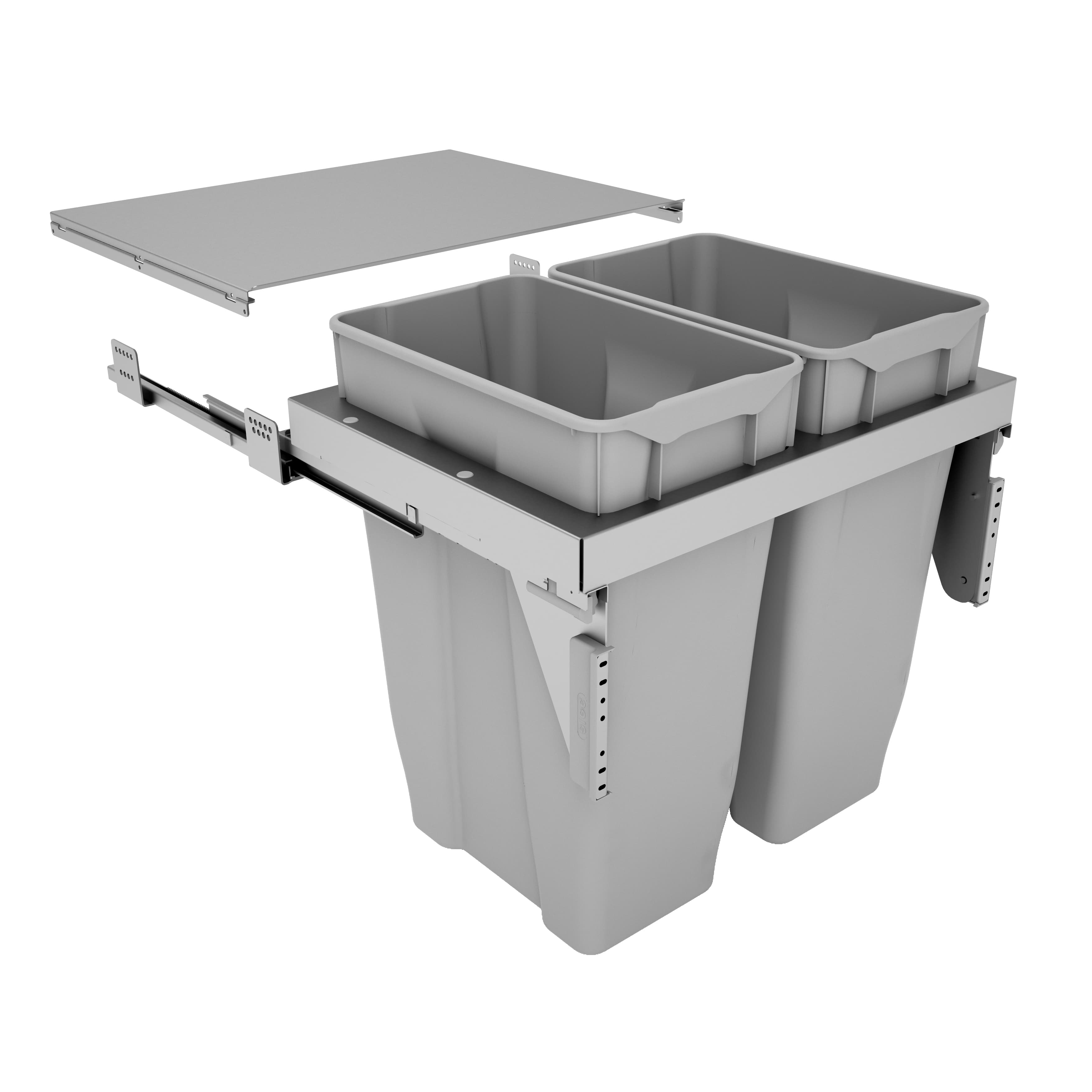 Hafele Stanto Pull Out Bin (2 x 35 Litre) - Door Mounted (600mm)