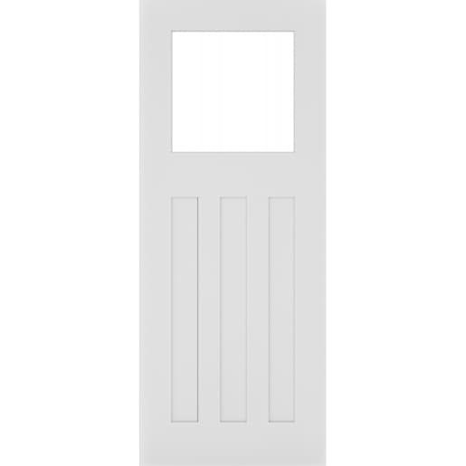 Deanta Cambridge White Primed Glazed 1981mm x 610mm x 35mm