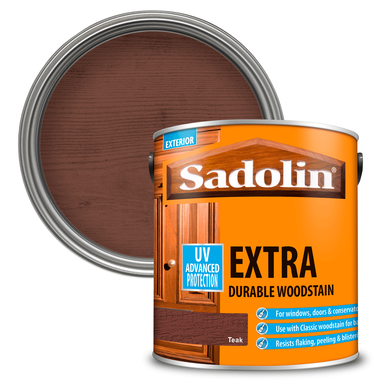 Sadolin Extra Durable Woodstain 2.5L Teak