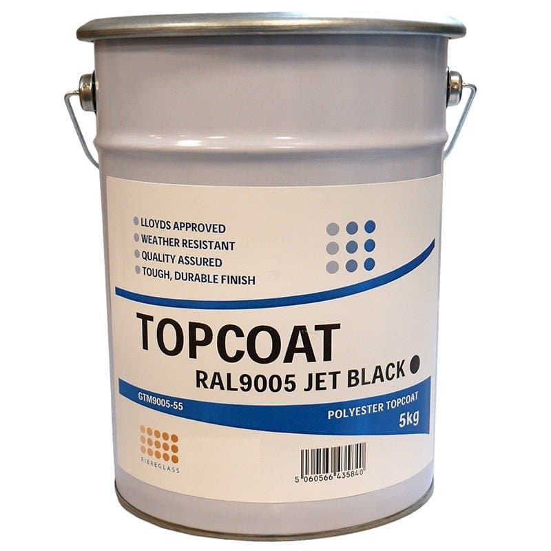 Topfast RAL9005 Jet Black With Catalyst