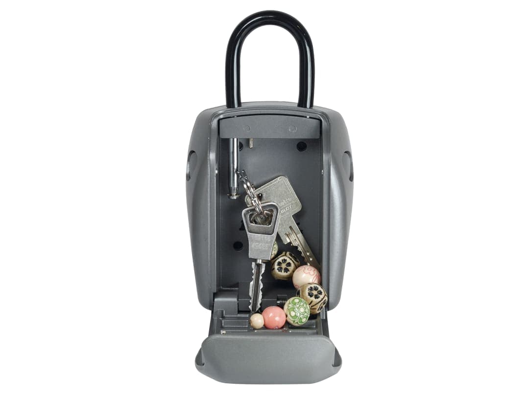 Master Lock 5414E Portable Shackled Combination Reinforced Security Key Lock Box 5414EURD