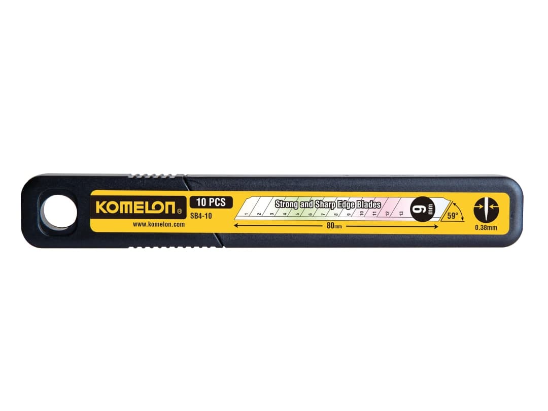 Komelon Snap-Off Blades 9mm (Pack 10) SB410
