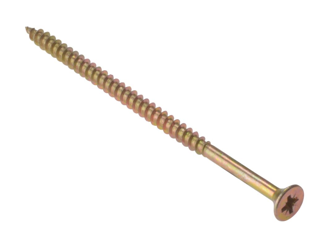 ForgeFix General Purpose Pozi Compatible Screw CSK TT ZP 4in x 12 Box 100 CSK412ZP