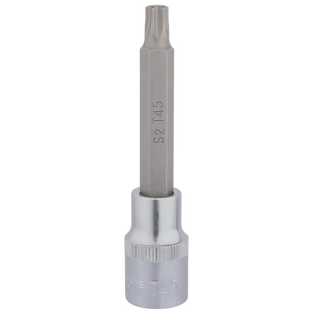 Draper Expert 16316 Draper Tx-Star® Socket Bit 1/2in Sq. Dr. T45 X 100Mm each