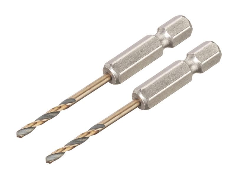 Dewalt Black&Gold Hex Hss-G Drill Bits (2) 2.5Mm DT20601-QZ