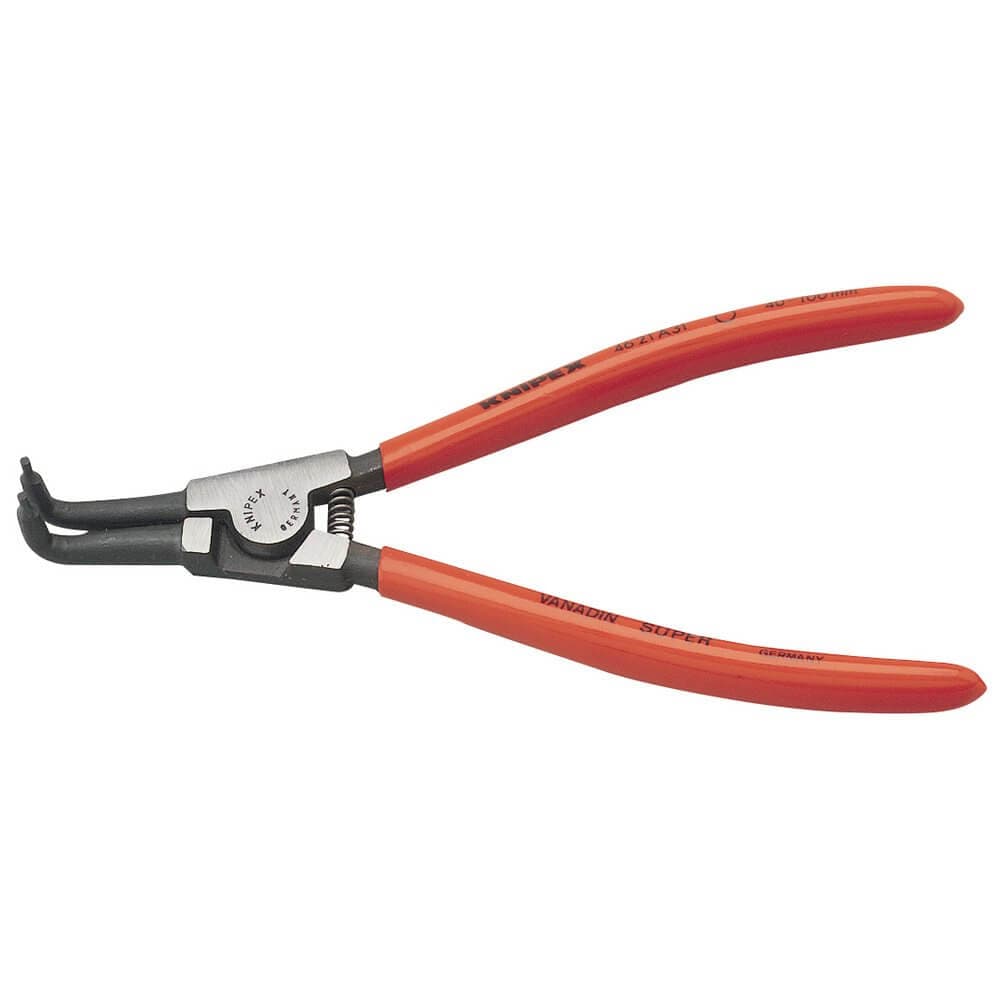Knipex 50754 46 21 A31 Sbe A31 Bent External Circlip Pliers 40 - 100Mm each