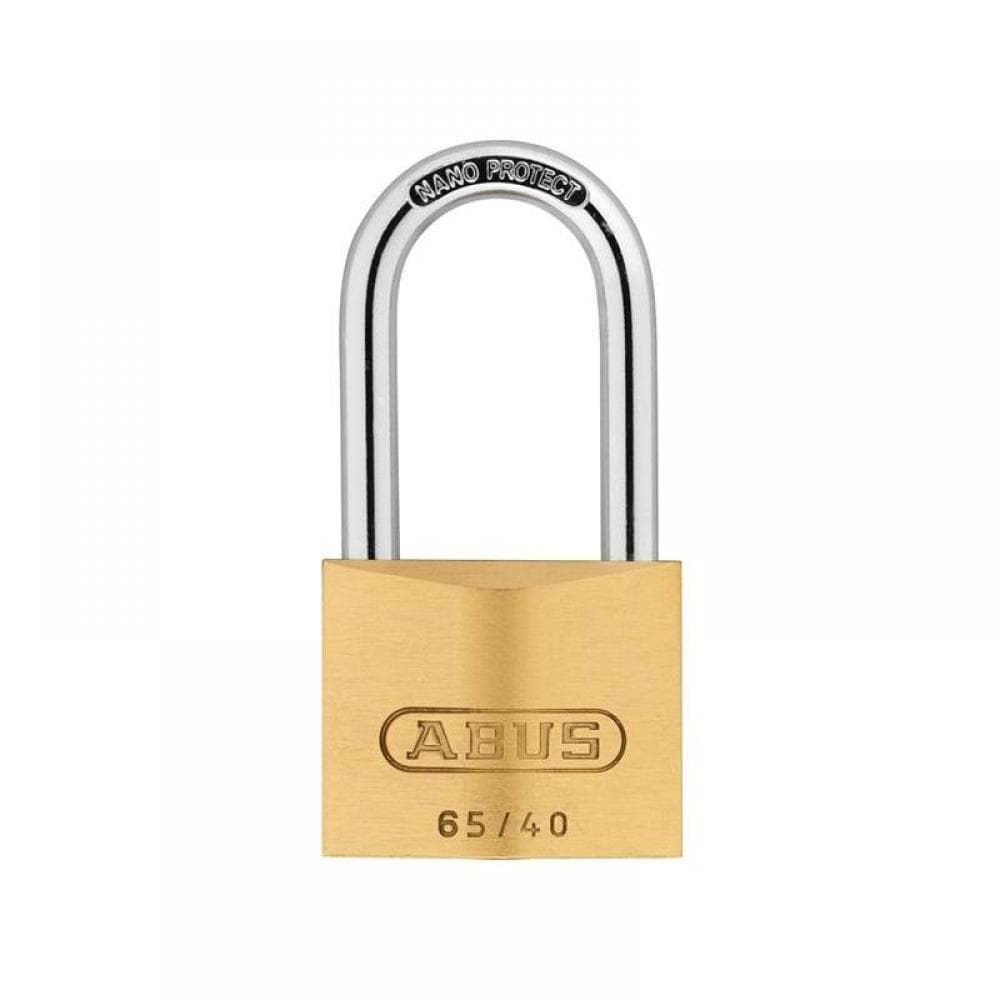 Abus Mechanical 04775 65/40Mm Brass Padlock 40Mm Long Shackle