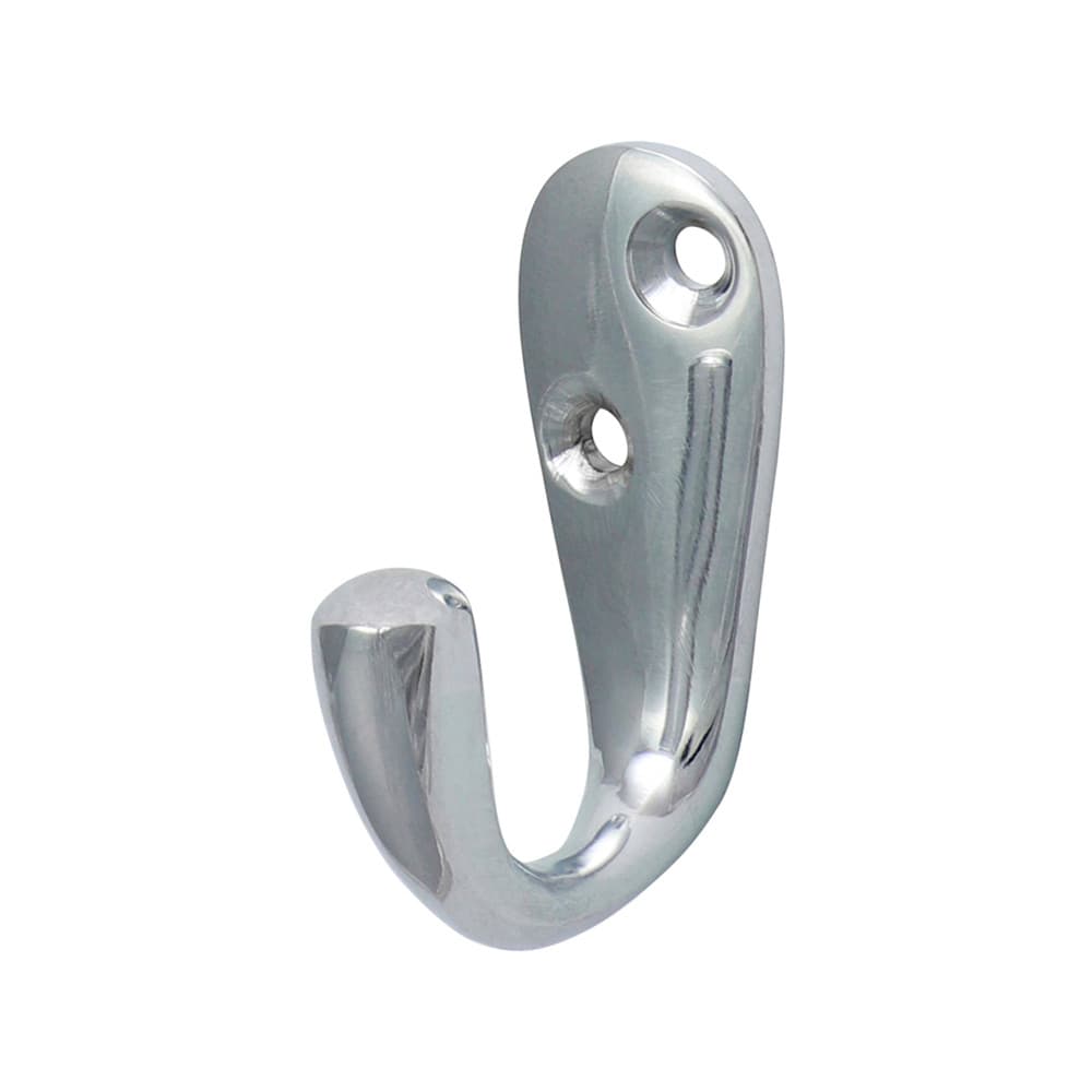 Timco 200994 Single Robe Hook - Polished Chrome 44 X 18Mm Bag 1
