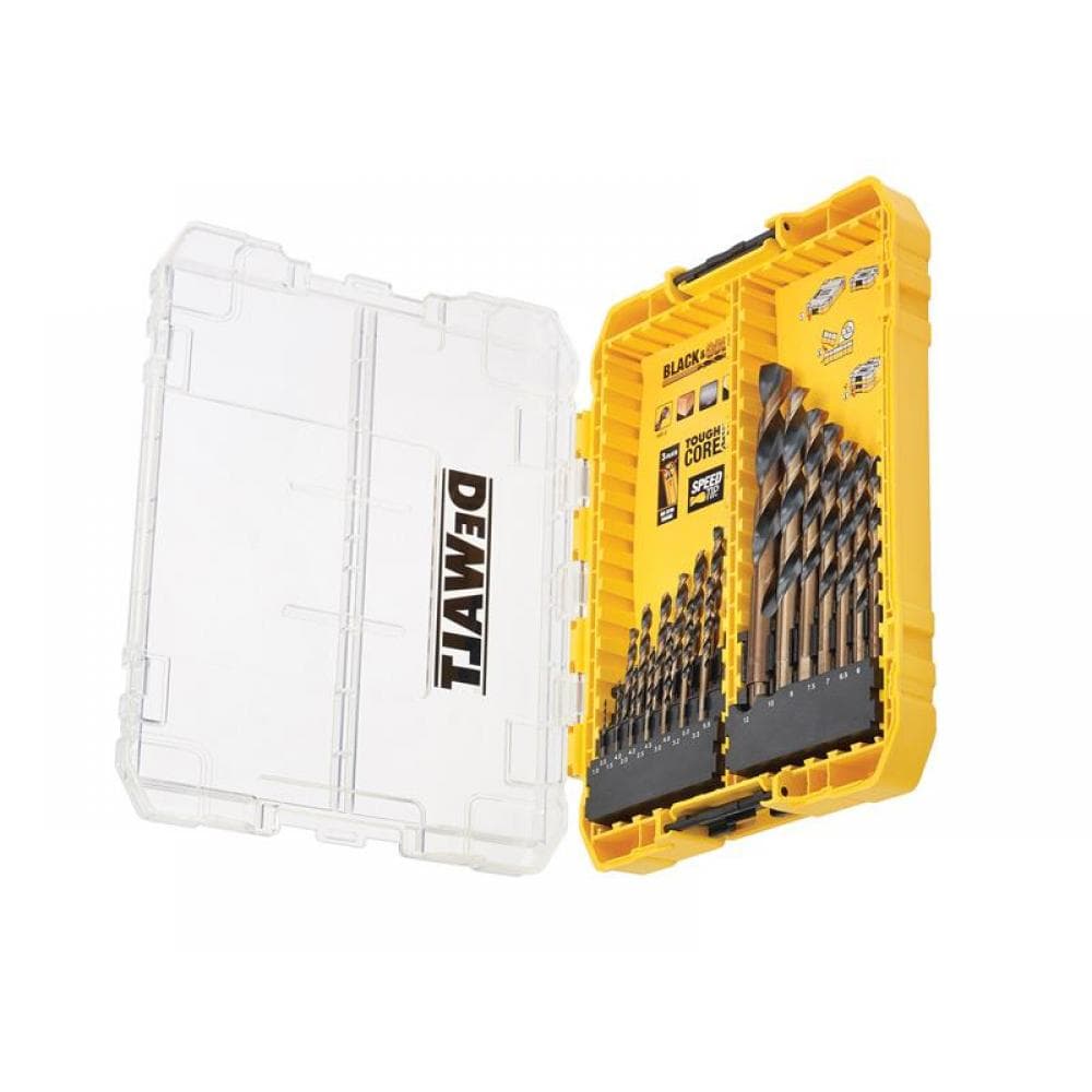 Dewalt DT70755-QZ Dt70755 Black & Gold Hss Drill Set 21 Piece