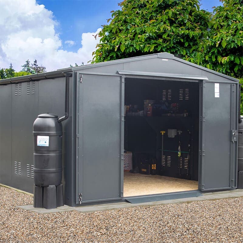 10' x 14' Asgard Garrison Plus Police Preferred Motorbike Workshop Garage (3.11m x 4.57m)