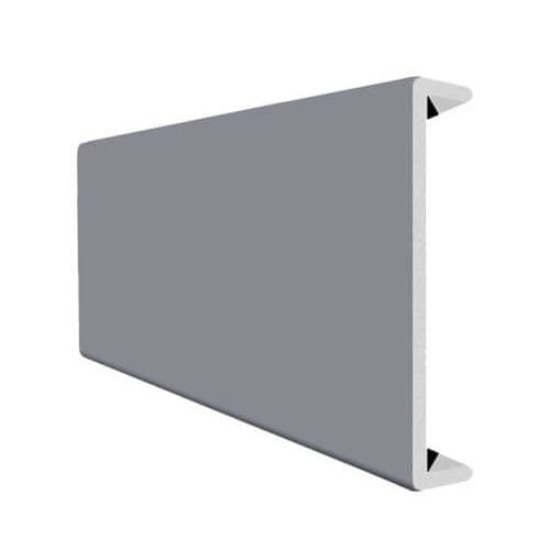 410mm Storm Grey Smooth Fascia Capping Board Double Ended - 10mm x 1.25mtr