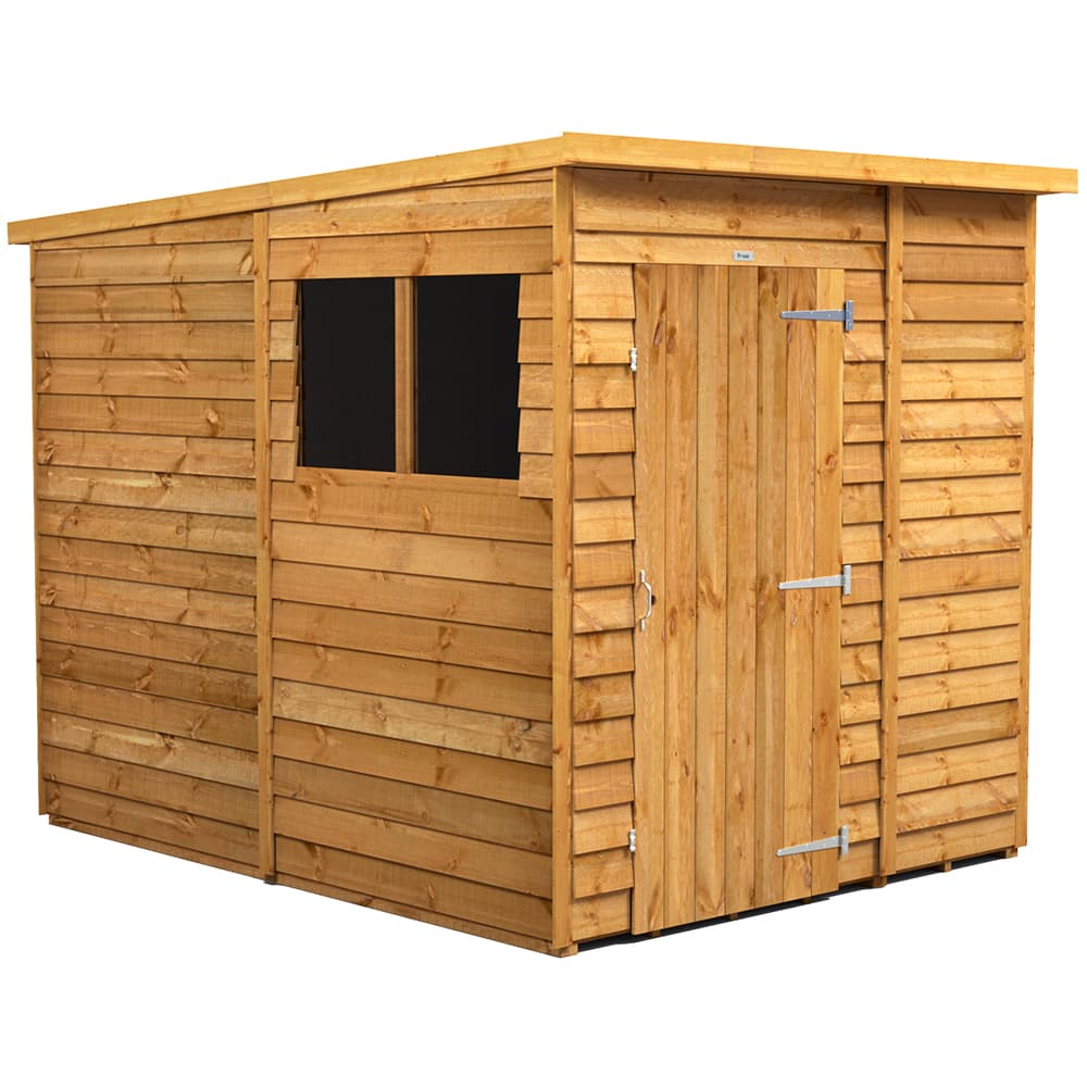 Powersheds 6 x 8 Power Overlap Pent Shed