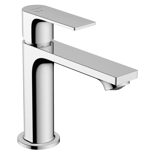 Hansgrohe Rebris E Single lever basin mixer 110 CoolStart EcoSmart+ with pop-up waste set - Chrome - 72589000