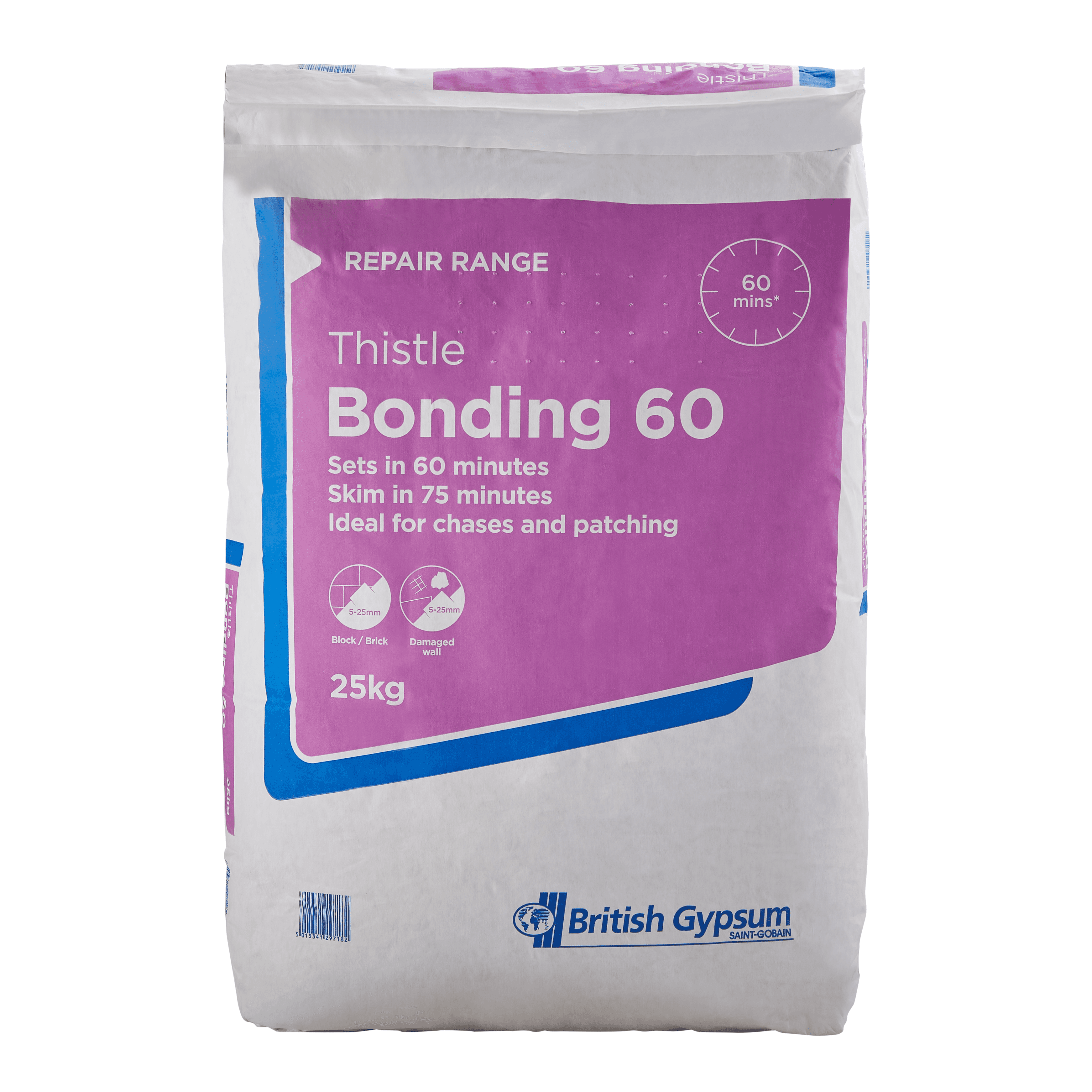 British Gypsum Thistle Bonding 60 Minute 25kg