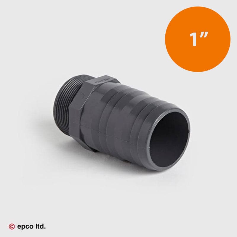 1" x 32mm U-PVC Threaded Hosetail