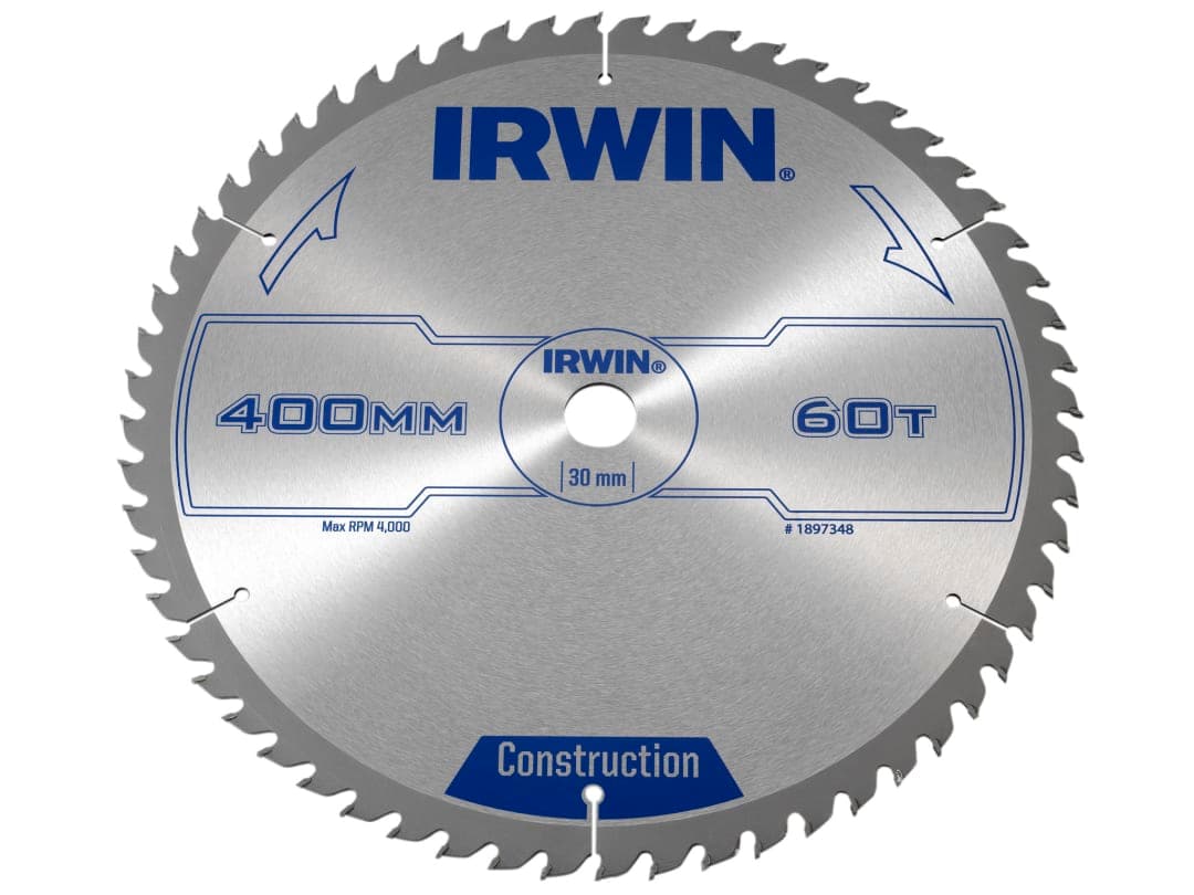 Irwin IRWIN® General Purpose Table & Mitre Saw Blade 400 x 30mm x 60T ATB 1897348