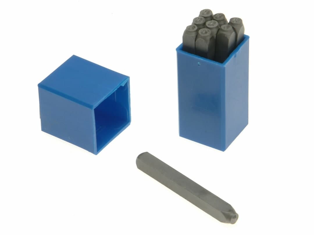 Priory 180- 5.0mm Set of Number Punches 3/16in PRI1805