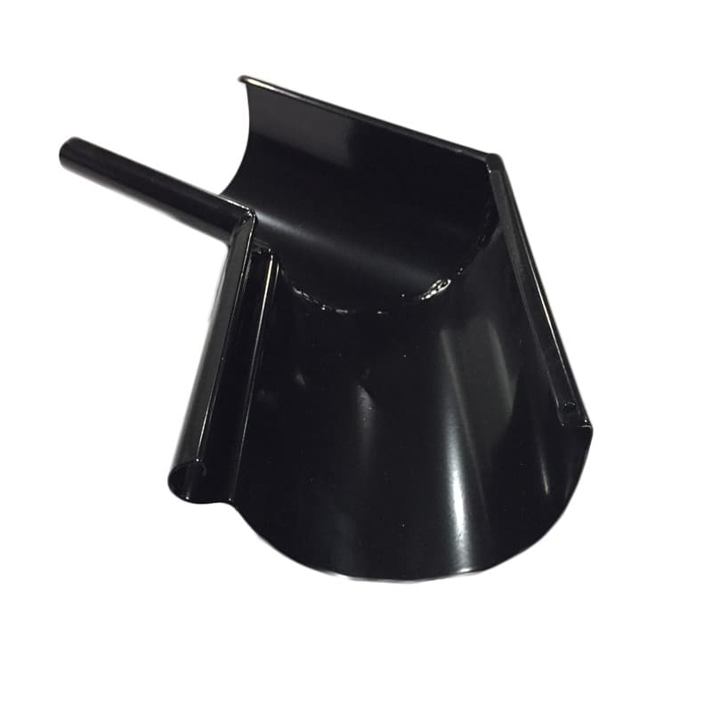 Steel Gutter Internal Angle - 135 Degree x 120mm Black