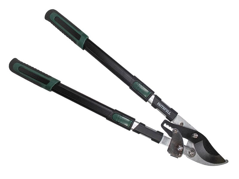 Faithfull L014081 Countryman Ratchet Bypass Telescopic Lopper