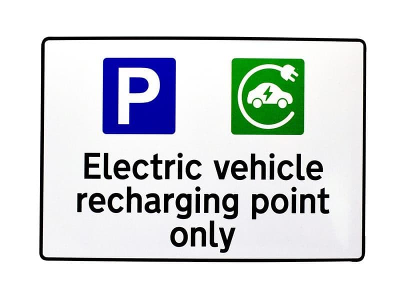 Scan 14979 Ev Recharging Point Only Rpvc 300X200Mm