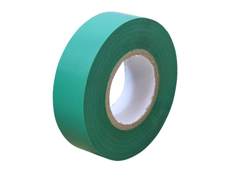 Faithfull 00351920GNTB Pvc Electrical Tape Green 19Mm X 20M