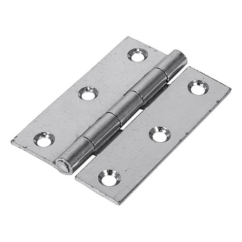 Timco Plain Butt Hinge - Fixed Pin (1838) - Zinc TIMpac 1 434789P