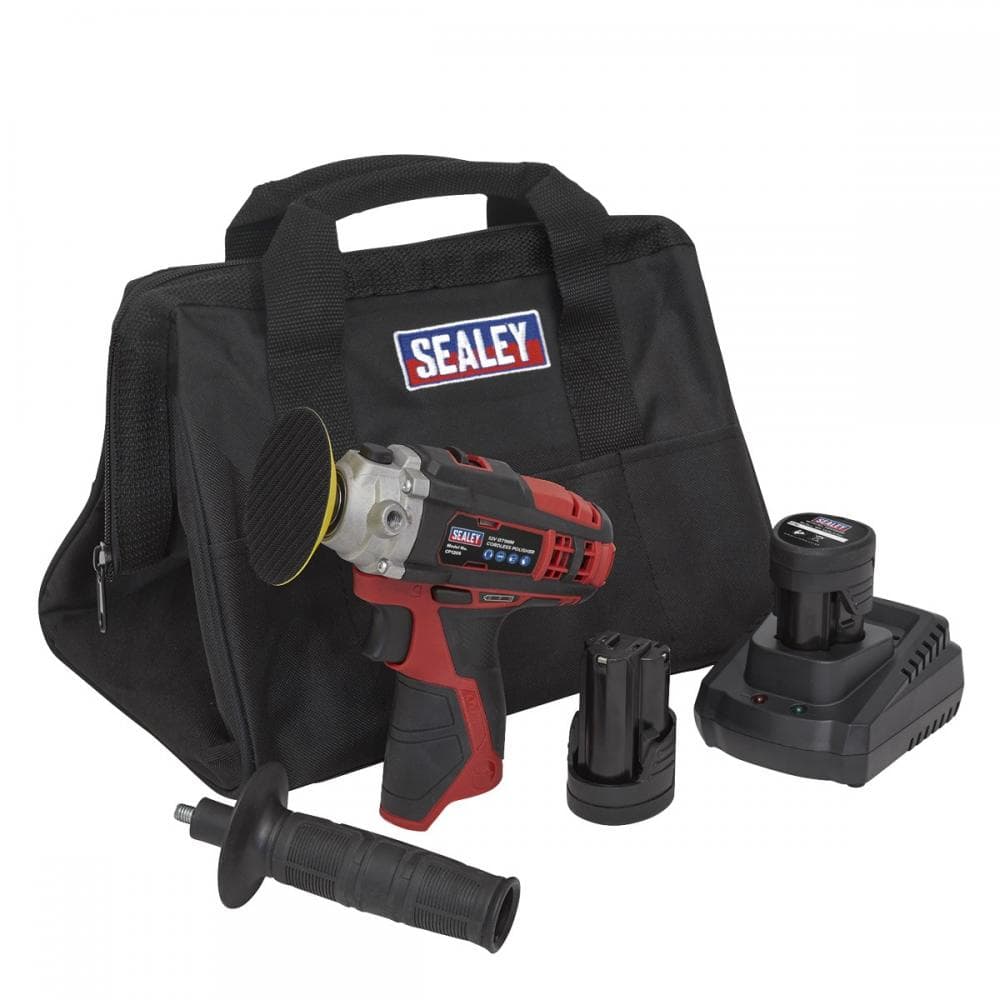 Sealey CP1205KIT Cordless Polisher Kit Ø71Mm 12V Sv12 Series - 2 Batteries
