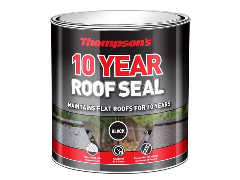 Ronseal 30144 Thompsonfts 10 Year Roof Seal Black 2.5 Litre
