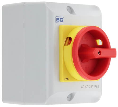 Metal Consumer Unit 6 Mod 4 Way Unpopulated With 1 X 100A 30Ma Type A Rcd 2 X Cover Blanks And With Up Opening Front Cover CFURSW10004A-01