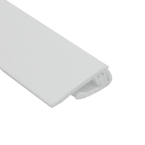 Antimicrobial PVC Hygiene Cladding Two Part Edge Trim - 3mtr Cloud