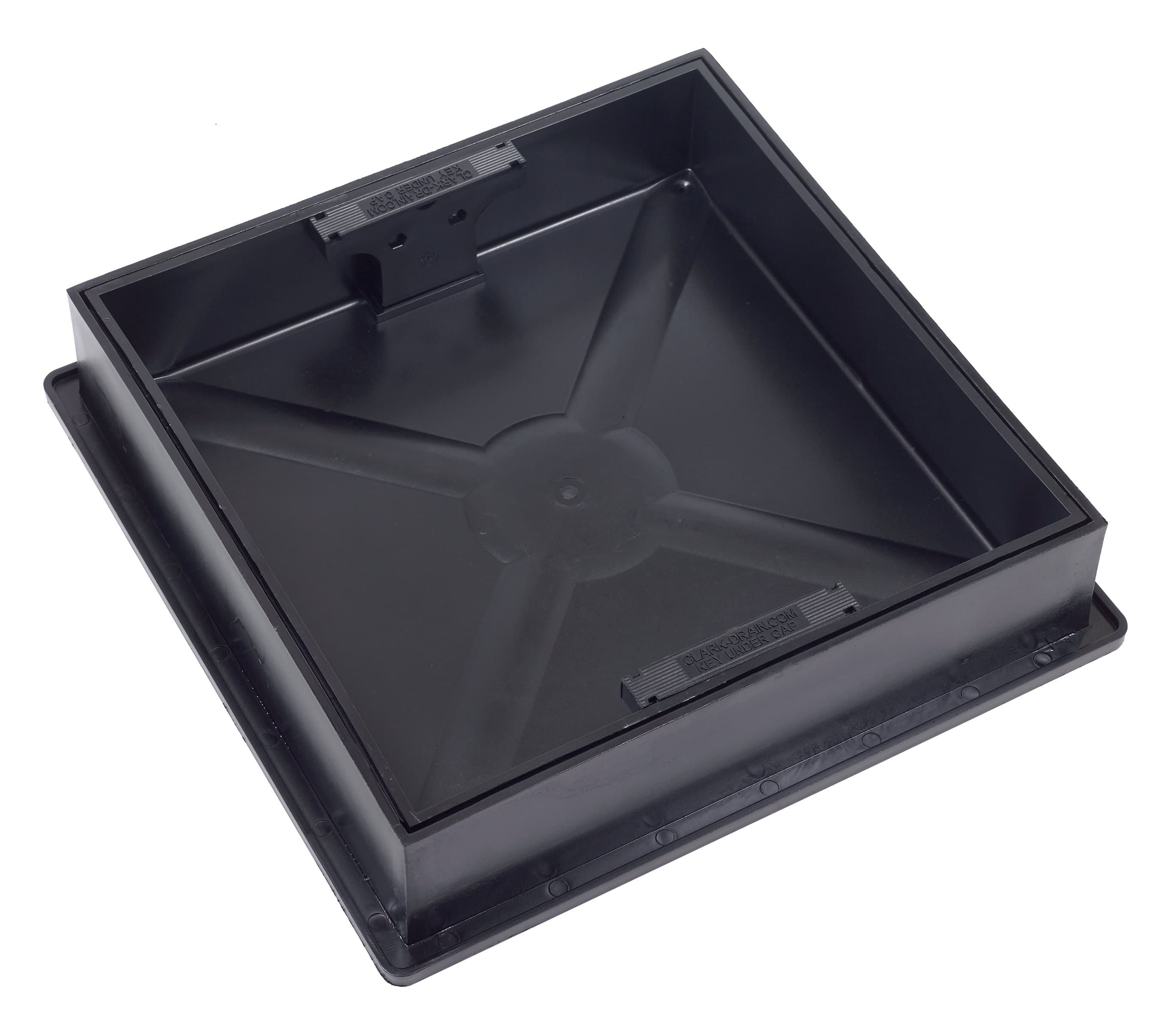 Clark-Drain Recessed Square To Round Pavior Manhole Cover and Frame 300mm Diameter