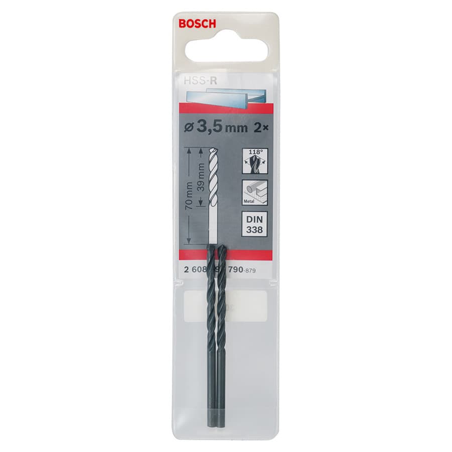 Bosch HSS-pointteq Drill 2.5 x 30 x 57 2PC Set 2608577156