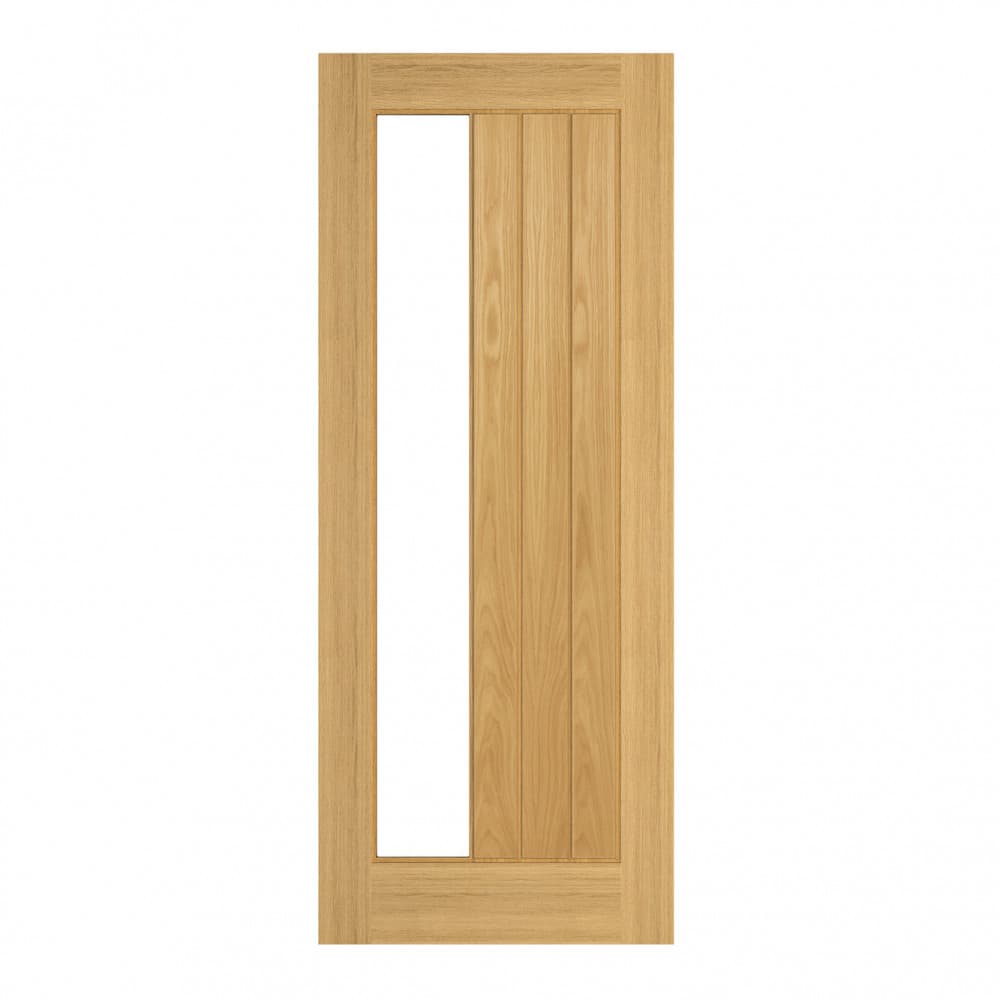 Deanta Ely Prefinished Oak 1L Glazed Door 1981 x 686 x 35mm