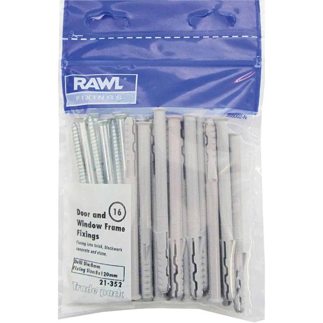 Rawlplug Frame Fixers 10 X 160Mm Pk12