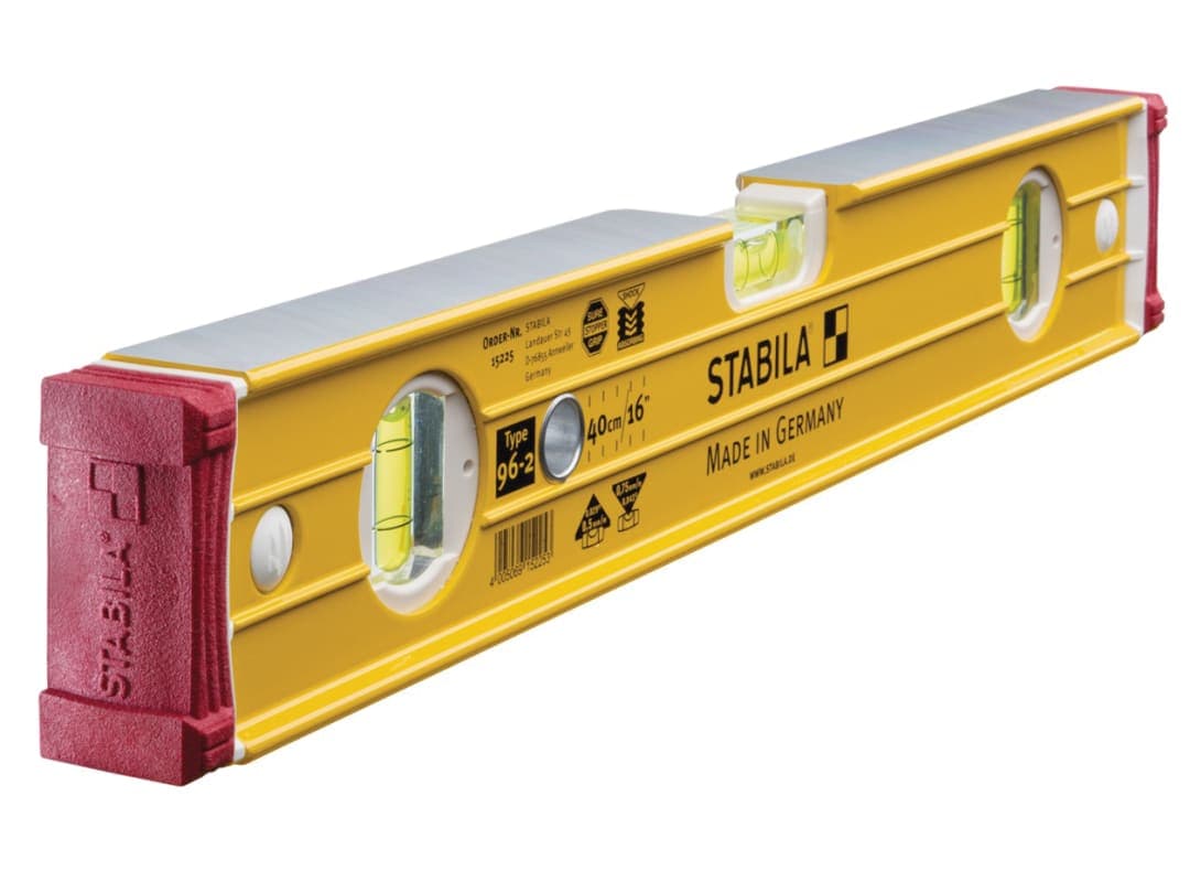 Stabila 96-2-40 Spirit Level 3 Vial 15225 40cm 15225