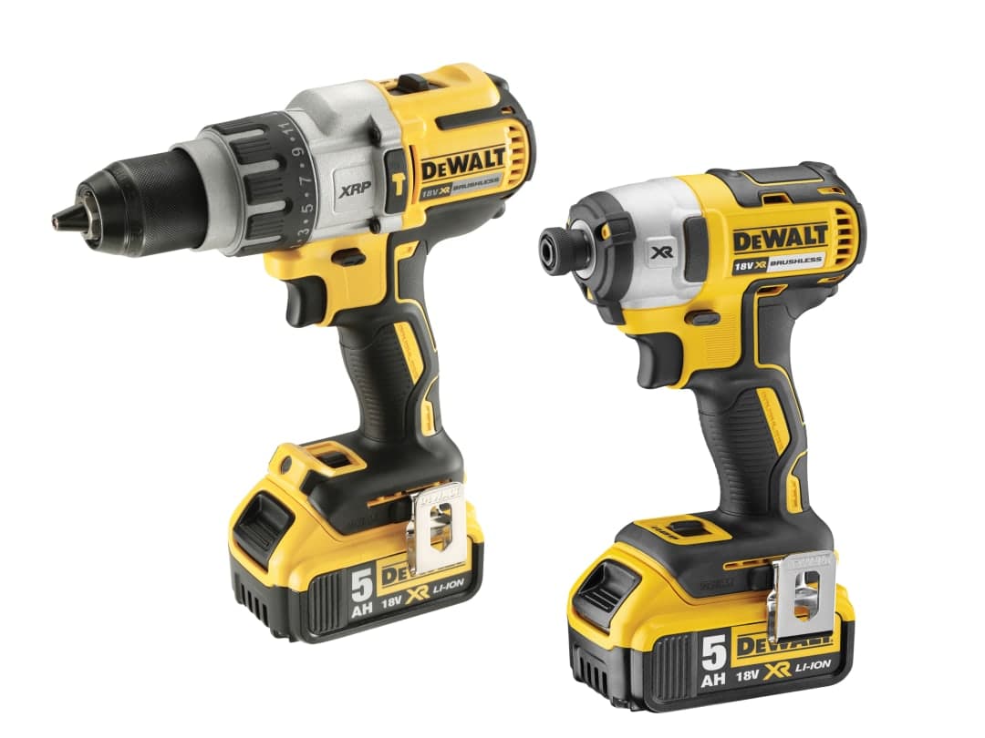 DEWALT Power Tools DCK276P2 Brushless Twin Pack 18V 2 x 5.0Ah Li-ion DCK276P2-GB